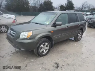 2006 Honda Pilot EX-L with VIN 5FNYF185X6B027661, listed as a Copart auction lot 85725354 with 171,748 mi miles and Salvage Title. Bid and sale history available at carsss.com. Image 1.