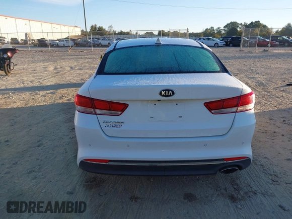 2018 Kia Optima LX with VIN 5XXGT4L32JG265716, listed as a IAAI auction lot 40645411 with 112,305 mi miles and . Bid and sale history available at DreamBid. Image 16.