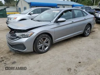 2024 Volkswagen Jetta SE with VIN 3VW7M7BU7RM000628, listed as a Copart auction lot 63843065 with Not provided miles and Clean title. Bid and sale history available at DreamBid. Image 1.