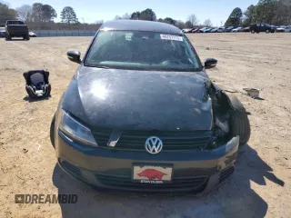 2012 Volkswagen Jetta Sedan SE w/Convenience & Sunroof with VIN 3VWDX7AJ0CM323024, listed as a Copart auction lot 46757115 with 0 mi miles and Salvage Title. Bid and sale history available at carsss.com. Image 5.
