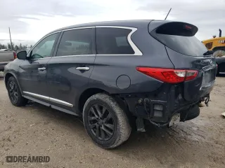 2013 Infiniti JX35 with VIN 5N1AL0MN6DC317119, listed as a Copart auction lot 74642424 with 155,396 mi miles and Salvage Title. Bid and sale history available at carsss.com. Image 2.