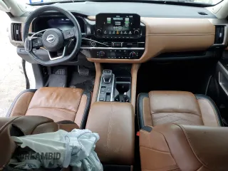 2024 Nissan Pathfinder Platinum with VIN 5N1DR3DG7RC209193, listed as a Copart auction lot 83552344 with 13,733 mi miles and Salvage Title. Bid and sale history available at carsss.com. Image 8.
