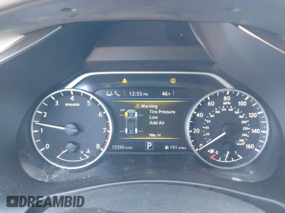 2020 Nissan Murano SV with VIN 5N1AZ2BS0LN103202, listed as a IAAI auction lot 41992288 with 73,396 mi miles and . Bid and sale history available at DreamBid. Image 7.