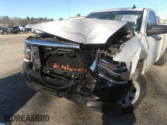 2016 Chevrolet Silverado 1500 Work Truck with VIN 1GCNCNEHXGZ407421, listed as a IAAI auction lot 40780437 with 29,460 mi miles. Bid and sale history available at carsss.com. Image 6.