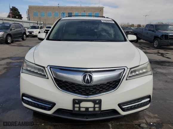 2014 Acura MDX Tech Pkg with VIN 5FRYD4H49EB031535, listed as a Copart auction lot 47089315 with 163,950 mi miles and Salvage Title. Bid and sale history available at carsss.com. Image 5.