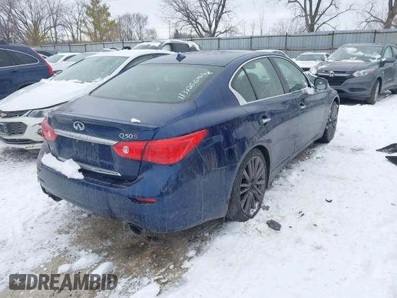 2016 Infiniti Q50 Red Sport 400 с VIN JN1FV7AR9GM452066, выставлен на аукционе IAAI как лот 41271398 с пробегом 95 249 миль миль и . История ставок и продаж доступна на DreamBid. Изображение 4.
