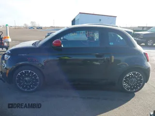 2024 FIAT 500e INSPI(RED) with VIN ZFAFFAA44RX222682, listed as a IAAI auction lot 41436248 with 1,252 mi miles. Bid and sale history available at carsss.com. Image 14.