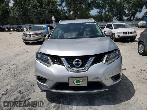 2015 Nissan Rogue S with VIN KNMAT2MT4FP553360, listed as a Copart auction lot 64629834 with 107,423 mi miles and Salvage Title. Bid and sale history available at carsss.com. Image 5.