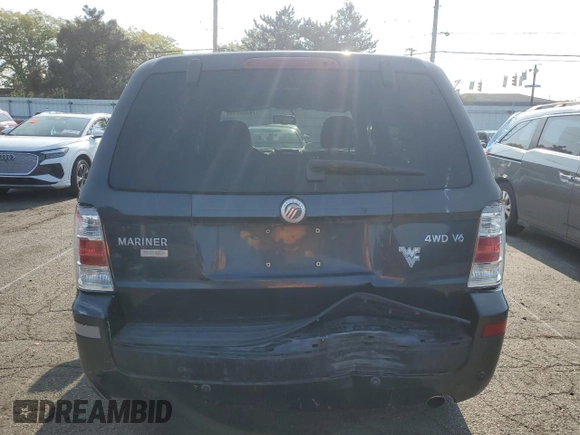 2008 Mercury Mariner Premier with VIN 4M2CU97198KJ45326, listed as a Copart auction lot 70380714 with 145,839 mi miles and Salvage Title. Bid and sale history available at carsss.com. Image 6.