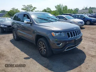 2014 Jeep Grand Cherokee Limited with VIN 1C4RJFBG1EC325215, listed as a IAAI auction lot 42653200 with 139,743 mi miles and . Bid and sale history available at DreamBid. Image 1.