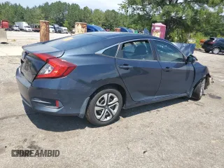 2017 Honda Civic LX with VIN 2HGFC2F56HH501032, listed as a Copart auction lot 57627645 with Not provided miles and Salvage title. Bid and sale history available at DreamBid. Image 3.