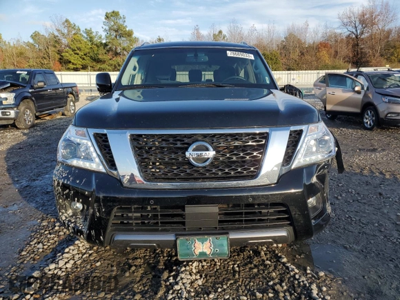 2020 Nissan Armada SL with VIN JN8AY2ND2LX015068, listed as a Copart auction lot 78689033 with 77,290 mi miles. Bid and sale history available at carsss.com. Image 5.