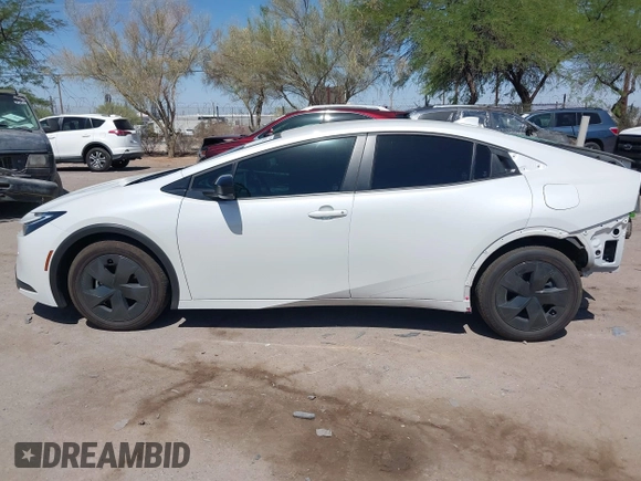 2024 Toyota Prius LE with VIN JTDACAAU5R3046244, listed as a IAAI auction lot 42464523 with 13,590 mi miles and . Bid and sale history available at DreamBid. Image 15.
