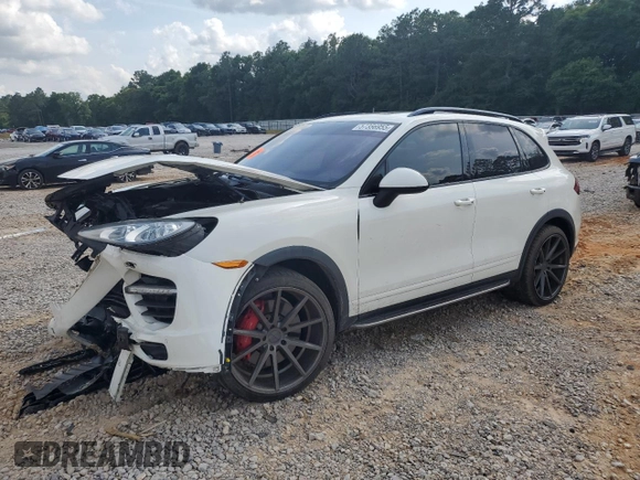 2012 Porsche Cayenne Turbo z VIN WP1AC2A2XCLA81906, wystawiony jako Copart lot #57356955 z przebiegiem 118 855 mil mil oraz Szkoda całkowita • Salvage title. Historia ofert i sprzedaży dostępna na DreamBid. Obrazek 1.