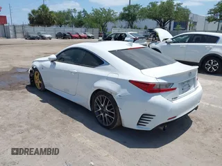 2015 Lexus RC 350 F Sport with VIN JTHHE5BC3F5008628, listed as a IAAI auction lot 42120841 with 116,527 mi miles and . Bid and sale history available at DreamBid. Image 3.