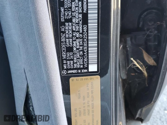 1995 Mercedes-Benz S with VIN WDBGA43E8SA250480, listed as a Copart auction lot 42456795 with Not Provided miles and Clean Title. Bid and sale history available at DreamBid. Image 12.