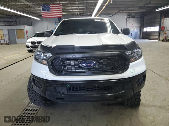 2023 Ford Ranger XL with VIN 1FTER4FH2PLE26247, listed as a Copart auction lot 53163535 with 27,444 mi miles and Salvage title. Bid and sale history available at DreamBid. Image 5.