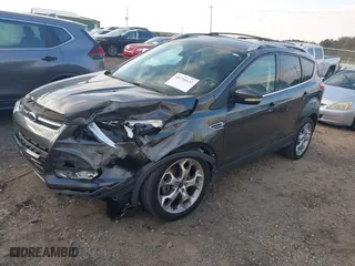 2015 Ford Escape Titanium with VIN 1FMCU0J97FUC20215, listed as a IAAI auction lot 40795632 with 136,331 mi miles. Bid and sale history available at carsss.com. Image 17.