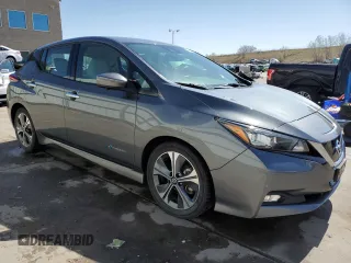 2018 Nissan LEAF S z VIN 1N4AZ1CPXJC314804, wystawiony jako Copart lot #54184945 z przebiegiem 80 778 mil mil oraz Szkody całkowita. Historia ofert i sprzedaży dostępna na DreamBid. Obrazek 4.