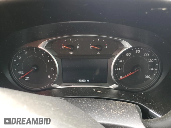 2021 Chevrolet Equinox LT with VIN 3GNAXKEV2MS125376, listed as a Copart auction lot 47312275 with 112,292 mi miles and Salvage Title. Bid and sale history available at DreamBid. Image 9.