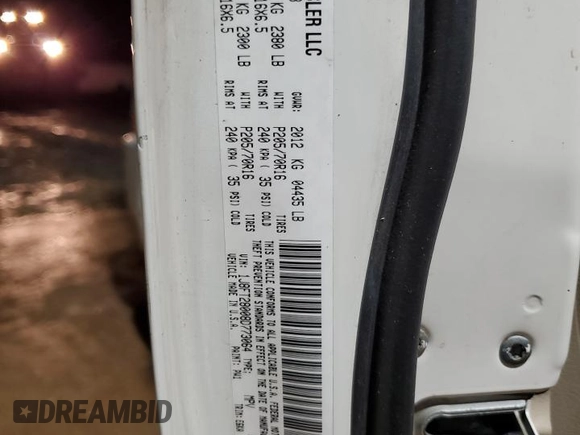 2008 Jeep Patriot Sport with VIN 1J8FT28008D773064, listed as a Copart auction lot 85144074 with 156,951 mi miles and Clean title. Bid and sale history available at DreamBid. Image 13.