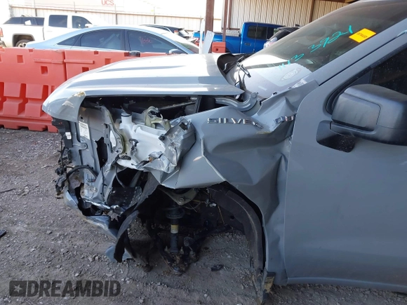 2024 Chevrolet Silverado 1500 Custom with VIN 3GCPABEK9RG155429, listed as a IAAI auction lot 41133921 with 5,635 mi miles and . Bid and sale history available at DreamBid. Image 6.