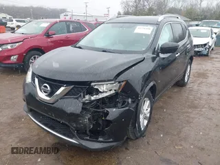 2016 Nissan Rogue SV with VIN KNMAT2MV0GP736497, listed as a IAAI auction lot 41726100 with 151,339 mi miles. Bid and sale history available at carsss.com. Image 6.