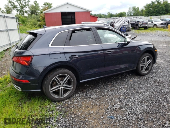 2018 Audi SQ5 with VIN WA1C4BFY5J2160840, listed as a Copart auction lot 59074103 with 48,523 mi miles and . Bid and sale history available at DreamBid. Image 3.