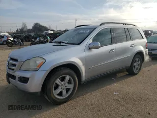 2007 Mercedes-Benz GL-Class with VIN 4JGBF71E17A228325, listed as a Copart auction lot 84252404 with 199,133 mi miles and Salvage Title. Bid and sale history available at carsss.com. Image 1.