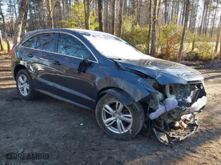 2014 Acura RDX Tech Pkg with VIN 5J8TB3H51EL000198, listed as a IAAI auction lot 41240142 with 107,041 mi miles. Bid and sale history available at carsss.com. Image 1.