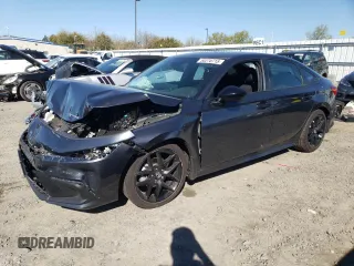 2024 Honda Civic Sport with VIN 2HGFE2F50RH568365, listed as a Copart auction lot 50270715 with 16,642 mi miles and Salvage title. Bid and sale history available at DreamBid. Image 1.