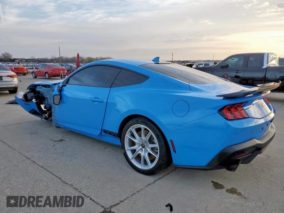 2024 Ford Mustang GT with VIN 1FA6P8CF7R5422101, listed as a Copart auction lot 44916845 with 10,386 mi miles and Salvage Title. Bid and sale history available at carsss.com. Image 2.