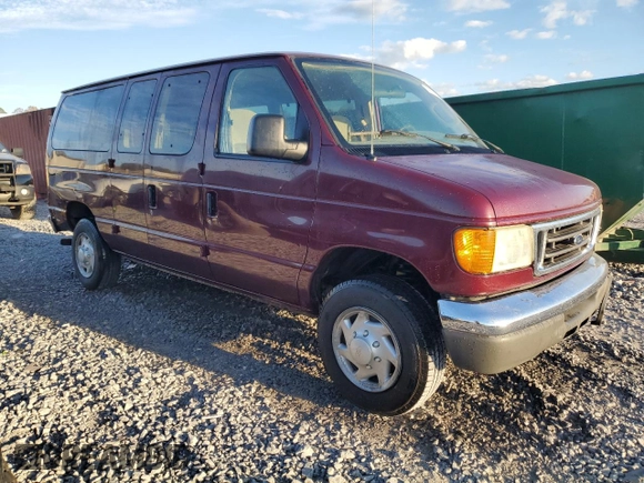 2005 Ford Econoline Passenger XL with VIN 1FBNE31LX5HB07328, listed as a Copart auction lot 80630434 with 173,474 mi miles and Salvage Title. Bid and sale history available at carsss.com. Image 4.