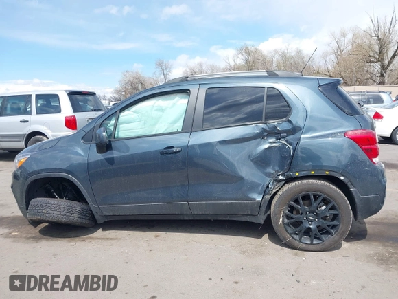 2022 Chevrolet Trax LT with VIN KL7CJPSM0NB528858, listed as a IAAI auction lot 41949198 with 48,810 mi miles and . Bid and sale history available at carsss.com. Image 14.