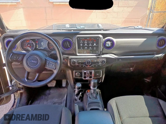 2021 Jeep Gladiator Sport S with VIN 1C6JJTAM3ML508267, listed as a Copart auction lot 60454685 with 77,688 mi miles and Clean title. Bid and sale history available at DreamBid. Image 9.