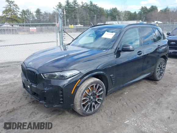 2025 BMW X5 xDrive40i with VIN 5UX23EU03S9Z21861, listed as a IAAI auction lot 41852928 with 992 mi miles and . Bid and sale history available at DreamBid. Image 18.