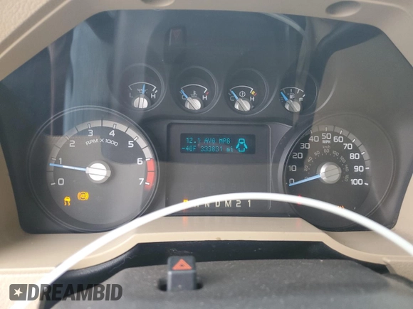2012 Ford F-350 XL с VIN 1FT8X3B60CEA36229, выставлен на аукционе Copart как лот 51218555 с пробегом 333 831 миль миль и Чистый • Clean title. История ставок и продаж доступна на DreamBid. Изображение 9.