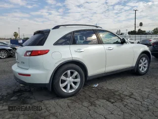 2005 Infiniti FX with VIN JNRAS08W75X218197, listed as a Copart auction lot 70484194 with 153,426 mi miles and Salvage Title. Bid and sale history available at DreamBid. Image 3.