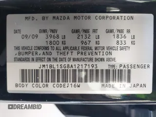 2010 Mazda 3 i Touring with VIN JM1BL1SG8A1217193, listed as a IAAI auction lot 42150520 with 74,517 mi miles and . Bid and sale history available at carsss.com. Image 9.