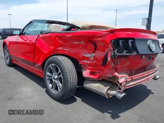 2014 Ford Mustang V6 with VIN 1ZVBP8EM5E5236603, listed as a IAAI auction lot 42355551 with 100,617 mi miles and . Bid and sale history available at DreamBid. Image 3.