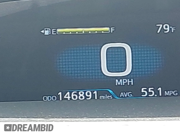 2022 Toyota Prius L Eco with VIN JTDKAMFU2N3161592, listed as a IAAI auction lot 42245464 with 146,891 mi miles and . Bid and sale history available at DreamBid. Image 16.