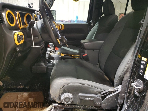 2021 Jeep Gladiator Willys with VIN 1C6HJTAG5ML576384, listed as a Copart auction lot 45904365 with 26,171 mi miles and Salvage title. Bid and sale history available at DreamBid. Image 7.
