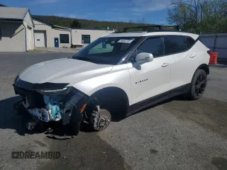 2021 Chevrolet Blazer RS z VIN 3GNKBKRS7MS544729, wystawiony jako Copart lot #54653755 z przebiegiem 61 938 mil mil oraz Szkoda całkowita • Salvage title. Historia ofert i sprzedaży dostępna na DreamBid. Obrazek 1.