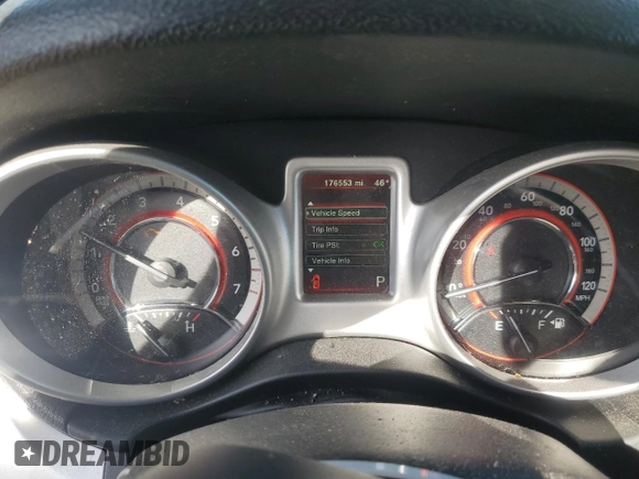 2018 Dodge Journey SE with VIN 3C4PDCABXJT242593, listed as a Copart auction lot 49830085 with 176,553 mi miles and Salvage Title. Bid and sale history available at carsss.com. Image 9.