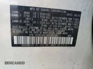 2021 Subaru Outback Limited с VIN 4S4BTANC0M3108109, выставлен на аукционе Copart как лот 53995765 с пробегом 111 166 миль миль и Списание • Salvage title. История ставок и продаж доступна на DreamBid. Изображение 13.