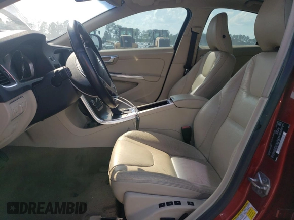 2014 Volvo S60 T5 with VIN YV1612FS0E1292837, listed as a Copart auction lot 55437195 with 109,468 mi miles and Clean Title. Bid and sale history available at carsss.com. Image 7.