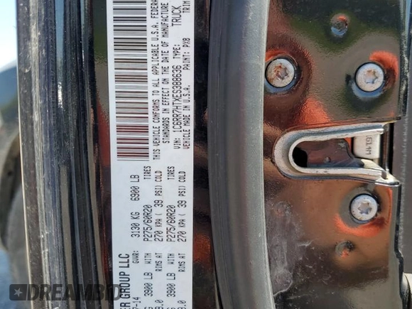 2014 Ram 1500 Sport z VIN 1C6RR7HTXES388636, wystawiony jako Copart lot #56590105 z przebiegiem Nie podano mil oraz Szkoda całkowita • Salvage title. Historia ofert i sprzedaży dostępna na DreamBid. Obrazek 12.