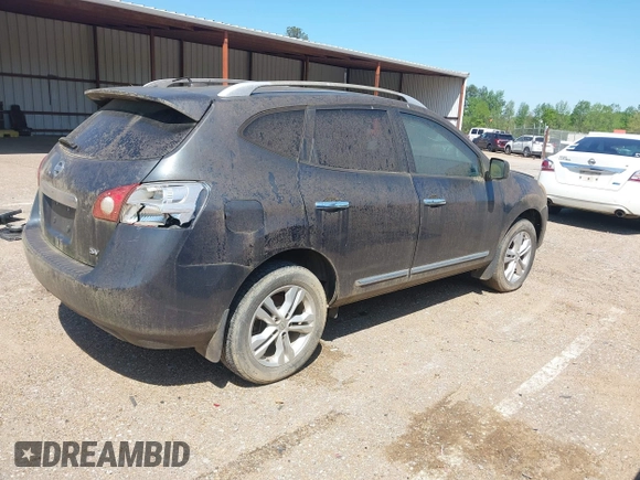 2013 Nissan Rogue S with VIN JN8AS5MT0DW521338, listed as a IAAI auction lot 41989458 with 249,003 mi miles. Bid and sale history available at carsss.com. Image 4.