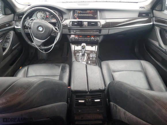2016 BMW 5 Series 535i xDrive with VIN WBA5B3C53GG253675, listed as a Copart auction lot 52315735 with 154,156 mi miles and Salvage Title. Bid and sale history available at carsss.com. Image 8.