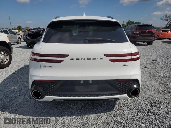 2022 Genesis GV70 2.5T with VIN KMUMADTB0NU058027, listed as a Copart auction lot 53203315 with 45,903 mi miles and Non repairable. Bid and sale history available at DreamBid. Image 6.